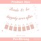 Bridal Shower Decorations - Bride to be happily ever after Banner and Photo Banner for Bridal Shower/Wedding/Engagement Party Kit Supplies Decorations decor(Rose Gold)
